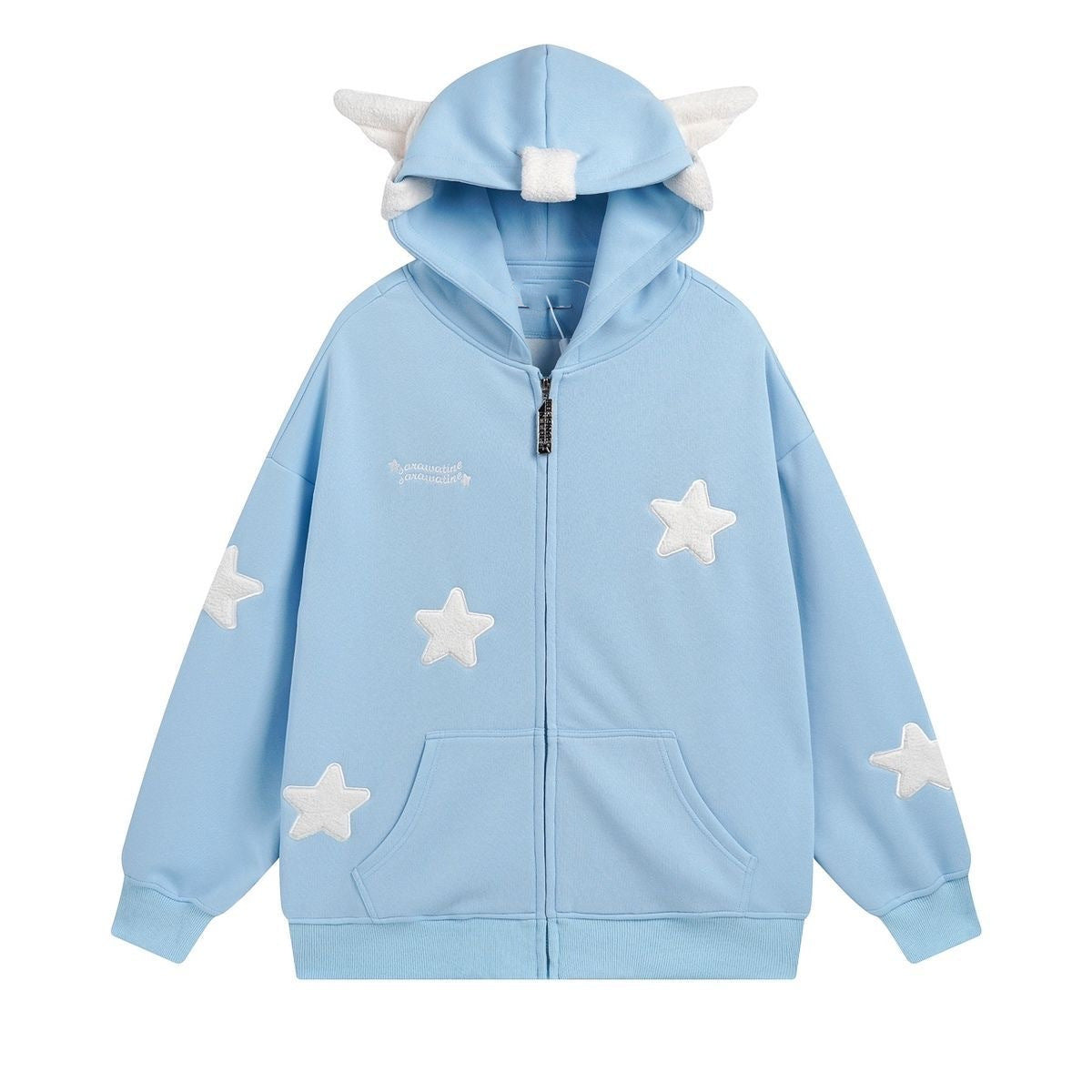 Cosmic Starry Sky Velvet Cardigan Sweatshirt