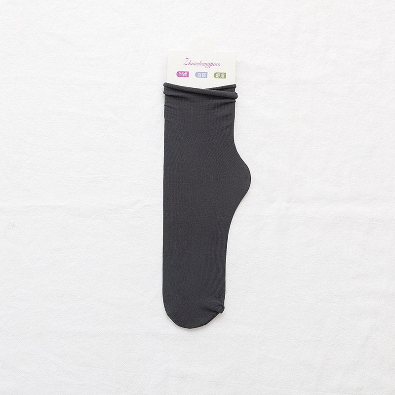 Comfortable Velvet Piled Socks for Women