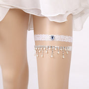 Sexy Rhinestone Lace Bridal Garter