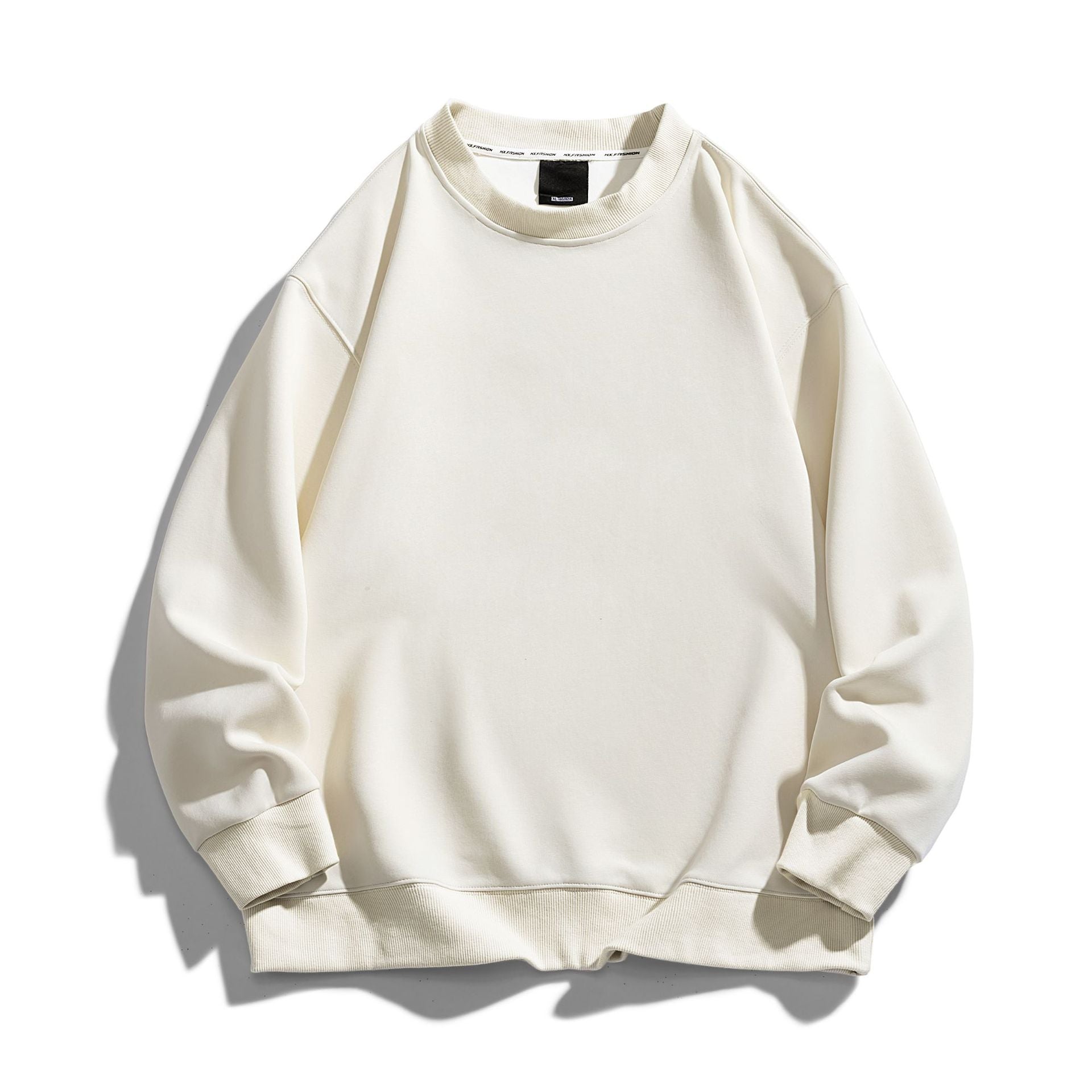 Plus Size Casual Round Neck Sweater & Pants Lounge Set