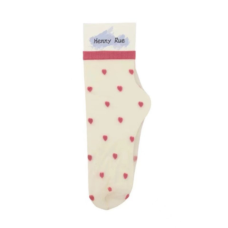 Pastel Love Socks - Breathable & Thin