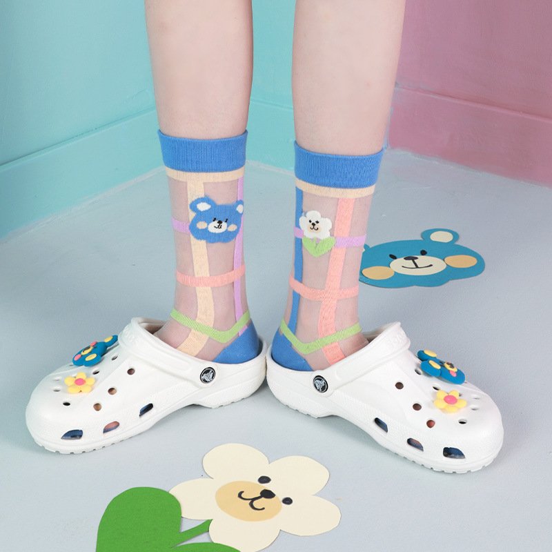Cute Cartoon Socks for Women - Breathable & Comfortable Tube Socks