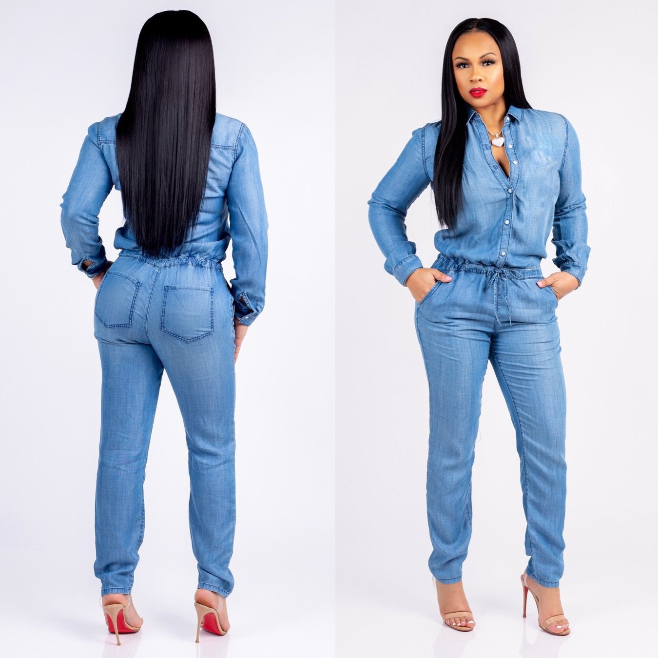 Women's Slim Casual Jumpsuit