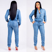 Women's Slim Casual Jumpsuit