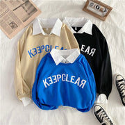 Autumn Junior High School Girl Jumpsuits Set