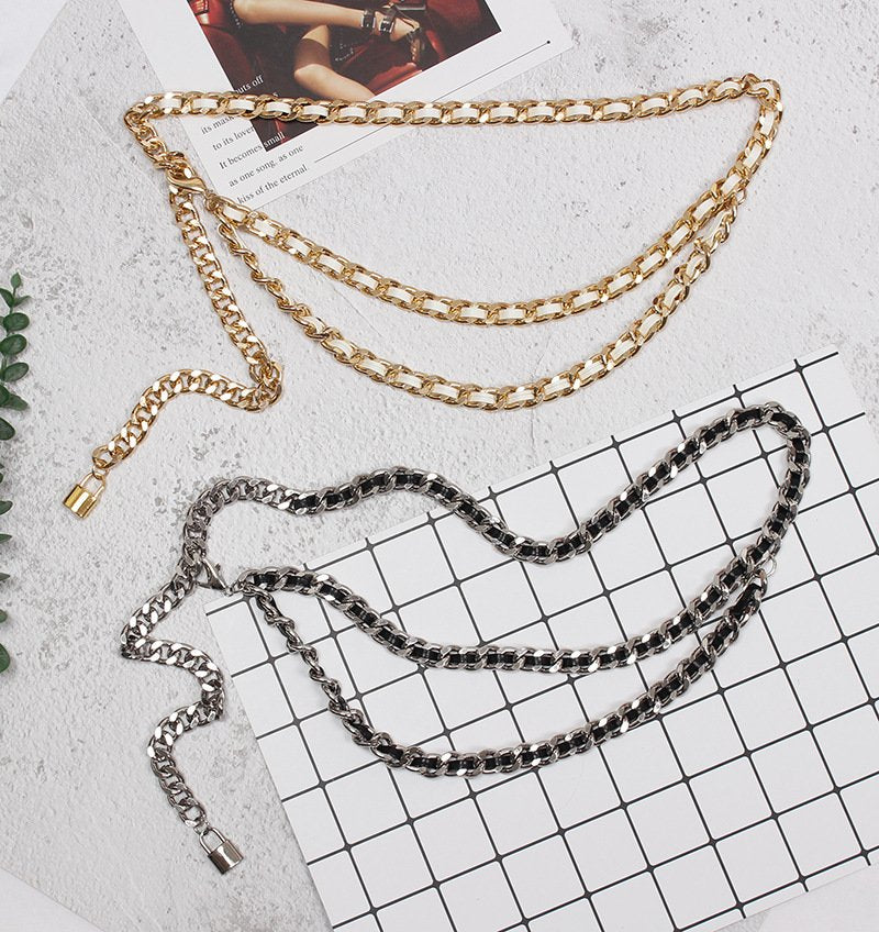 Metal Tassel Fashion Belt Chain Waist Accessory