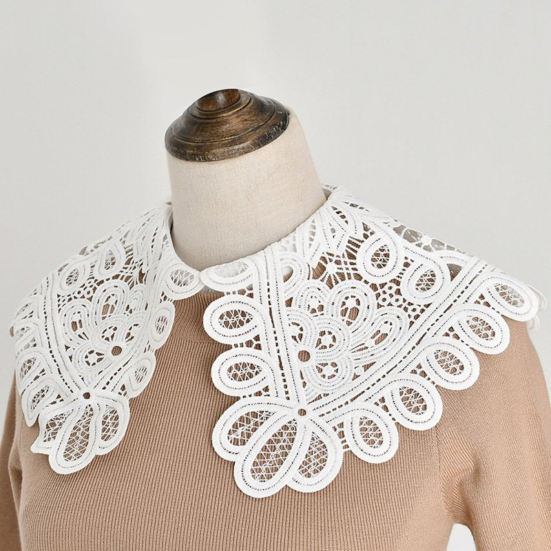 Soft Chiffon Sweater with Floral Pattern