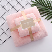Soft Coral Fleece Towels