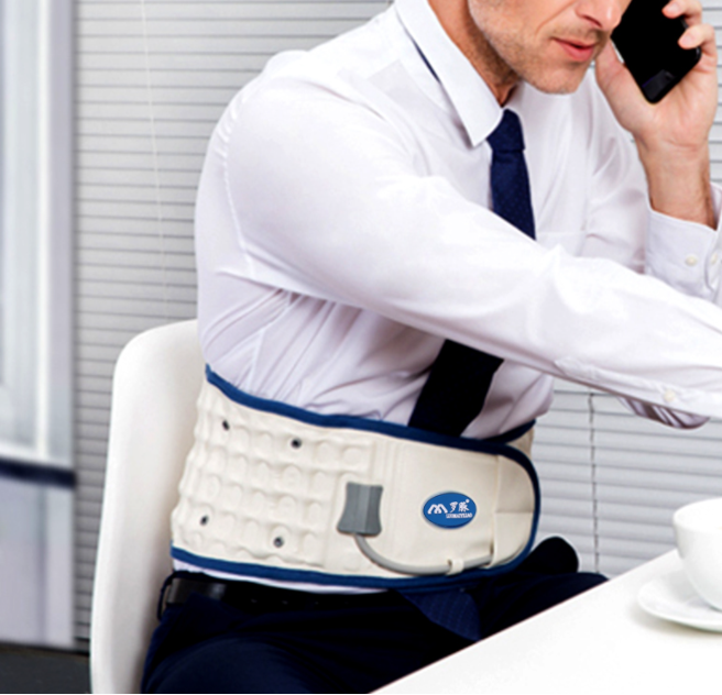 Relieve Back Pain with Inflatable Lumbar Support Belt