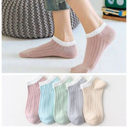 Summer Breathable Boat Socks for Women - Cotton Socks