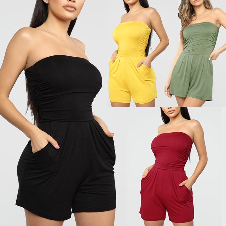 Sexy Wrap Front Jumpsuit for Women