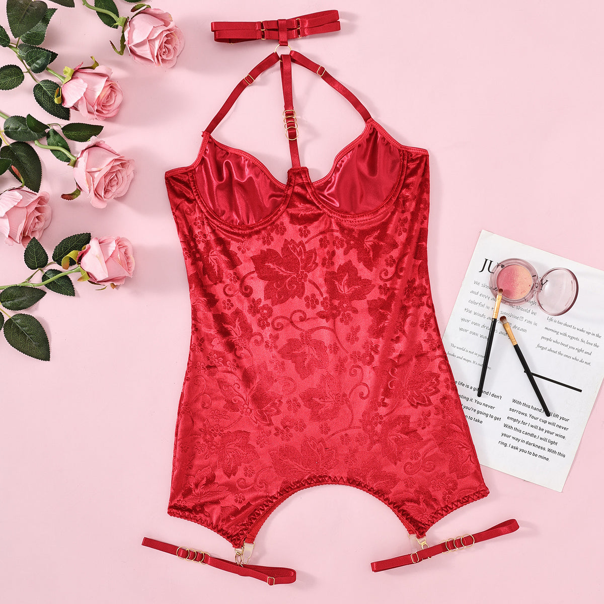Lace Halter Spaghetti Straps Body-shaping Corsets Women
