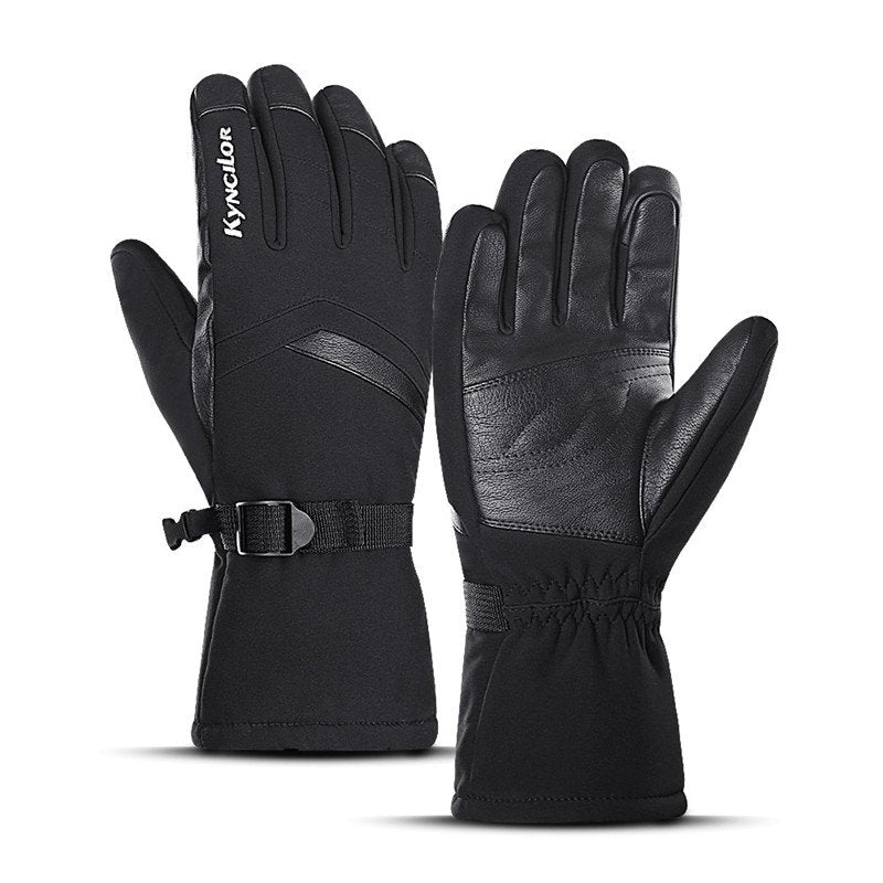 Thickened Ski Gloves for Men - Windproof and Warm