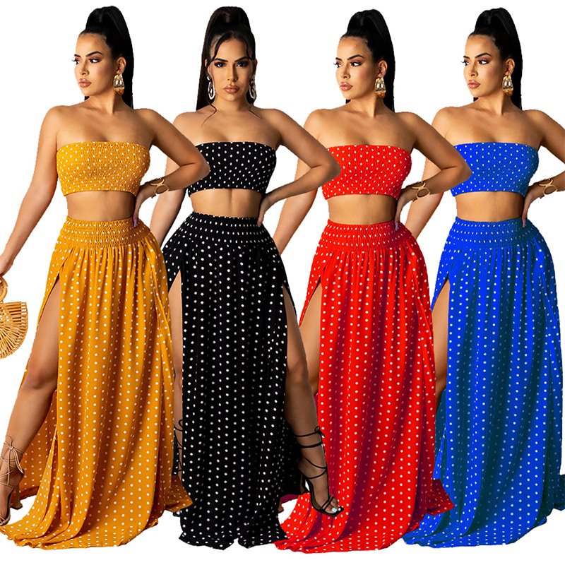 Polka Dot Jumpsuit Set for Women