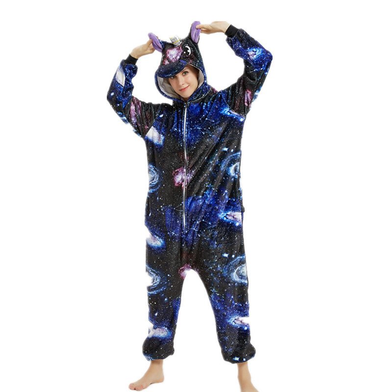Cozy Cartoon Animal Pajamas for Adults