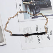 Thin Triangle Belt for Summer Style