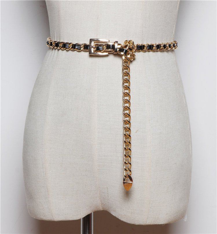 Korean Fashion Waist Belt With Skirt