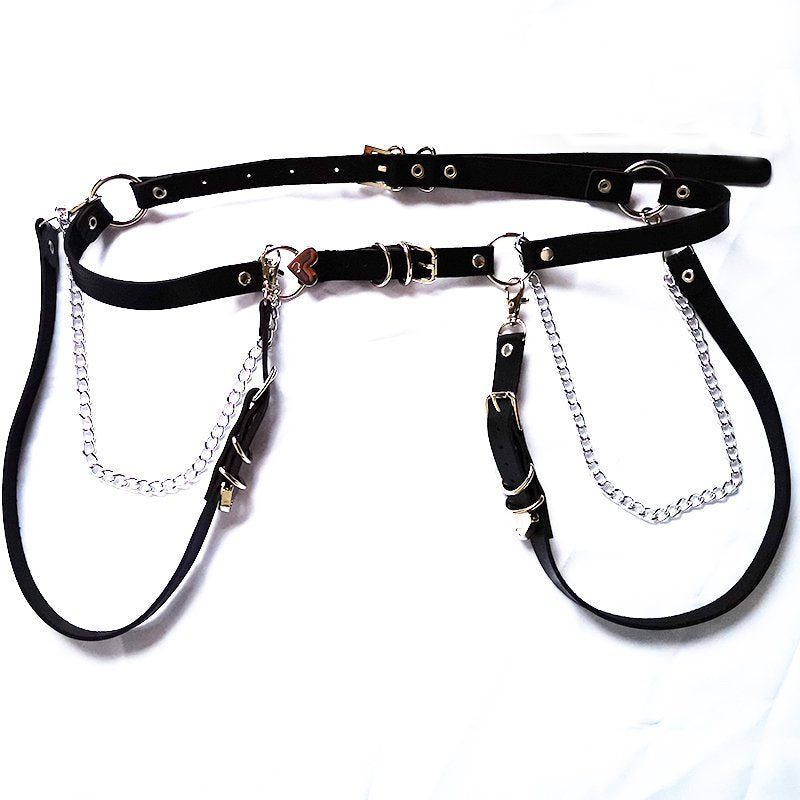 Adjustable Gothic Punk Belt for Girls