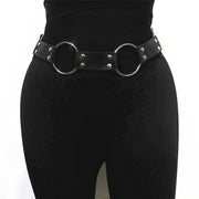 Concave Chain Belt with Punk Style