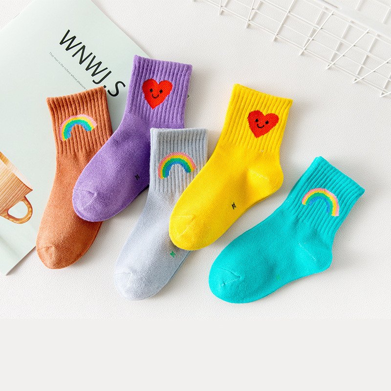 Cute Cartoon Kids Socks for Autumn Winter