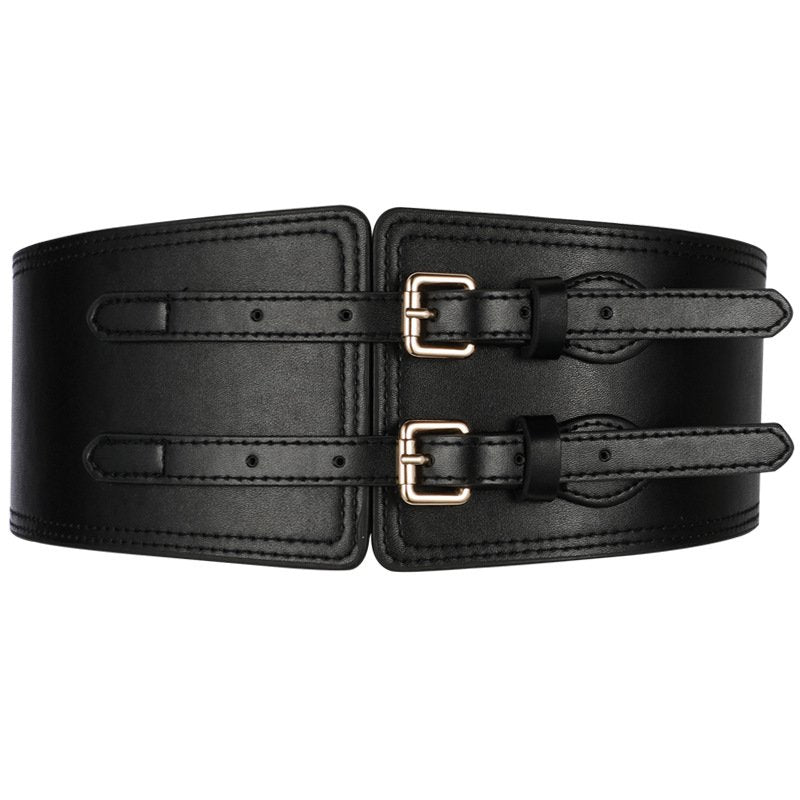 Stylish Waist Belt with Double Buckle