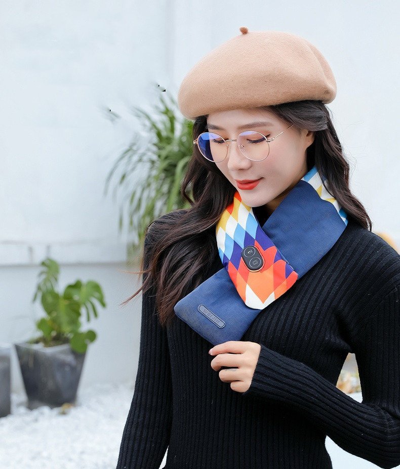 Warmth on Demand: 3-Level Electric Heated Scarf