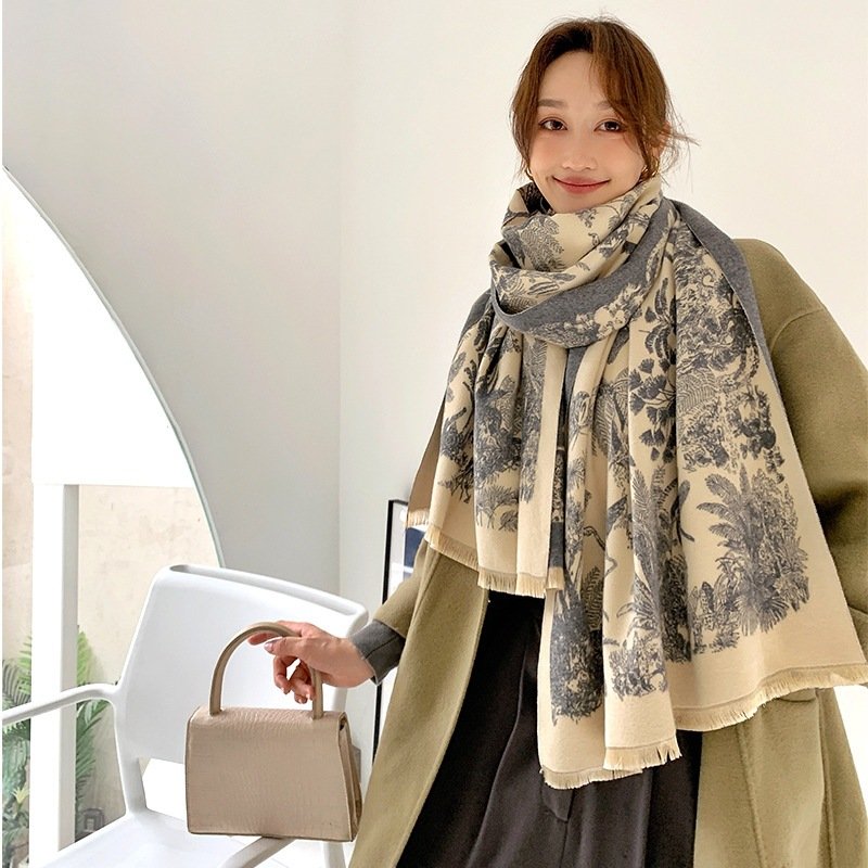 Stay Warm Double-Sided Scarf for Women