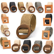 Linen Boho Woven Belt for Women