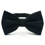 Elegant Men's Bow Tie for Best Man - Black, Red, Blue Striped