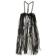 Trendy Fringe Vest with Shoulder Strap