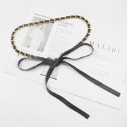 Retro Black Waist Chain Belt Accessory