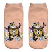 Owl Print Socks for Women