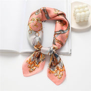 Elegant Square Silk Scarf for Women