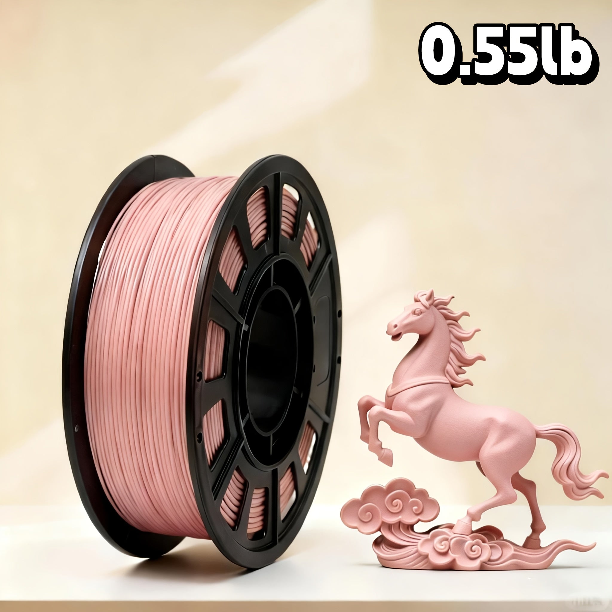 PLA 1.75mm 3D Printer Filament 250g Spool – Rapid Color Change, Low Shrinkage, ±0.02mm Precision