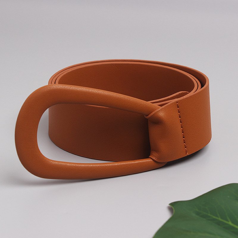 Double-Sided Pu Leather Waist Coat Belt