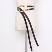 Thick U-Shaped Belt Buckle for Women