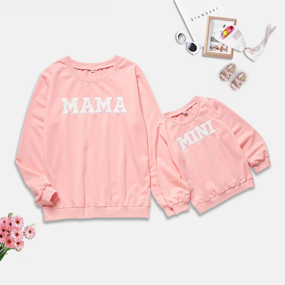 Cute Parent-Child Sweater Set for Family Photoshoots
