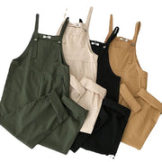 Loose Fit One-piece Wide-leg Pants for Women