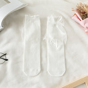 Cute Satin Lace Socks for Women