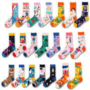 Laugh Together with Fun Couple Socks