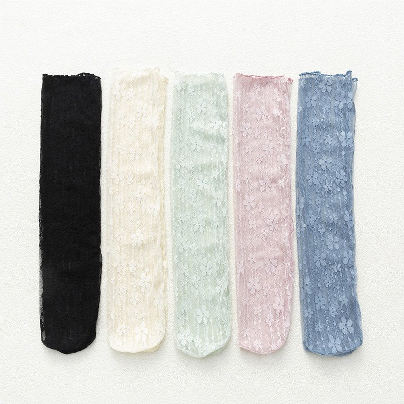 Thin Lace Stockings for Women - Breathable & Anti-Friction