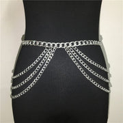 Stunning Gold or Silver Metal Waist Chain
