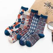 Cozy Plaid Socks for Women