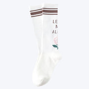High-Quality Red Purple Socks for Women