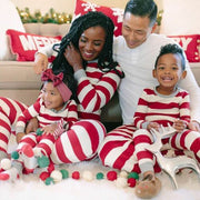 Cozy Family Stripes Suit Set