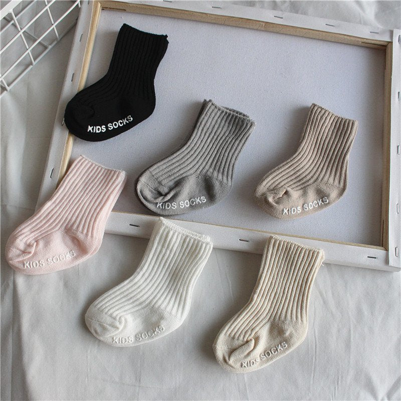 Soft Breathable Newborn Baby Socks for Spring & Autumn