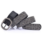Wide Rivet Decorated Fashion Belt for Women