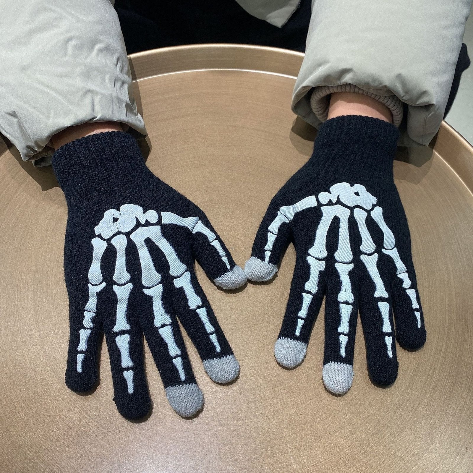 Glowing Halloween Gloves for Men & Women