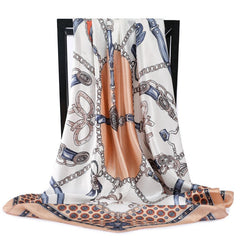 Retro Chic Folding Fan Scarf