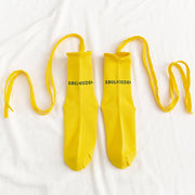 Eye-Catching Tide Socks for Women - Combed Cotton Calf Socks